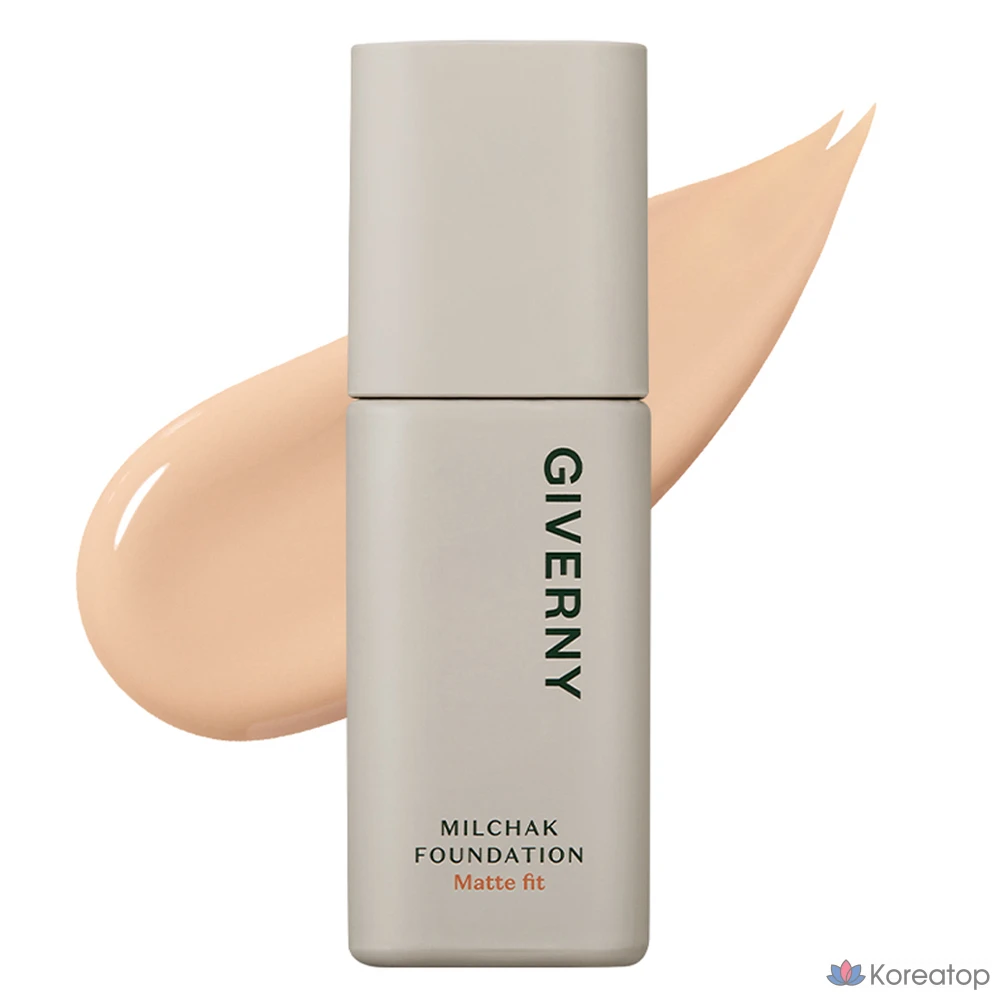 Тональный крем Giverny Close-Fit Matte Foundation, 30 мл, 1 шт., оттенок 21NW Light Beige