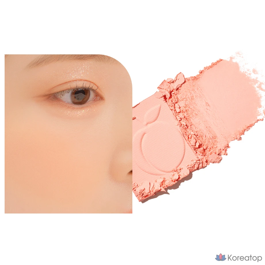 Румяна Dasique Blending Mood Cheek, 11,2 г, оттенок 03 Peach Blending, 1 шт., фото 5