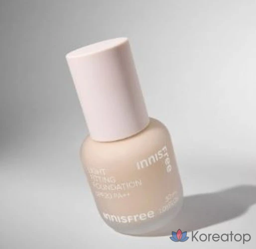 Тональный крем Innisfree Light Fitting Foundation, 30 мл, 1 шт., оттенок 21N Vanilla, фото 5