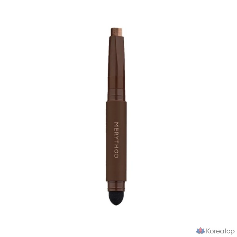 Двухцветные тени для век Merythod, оттенок «Деревенский коричневый», 1 шт.