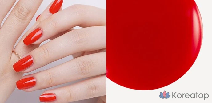 Гель-лак для ногтей The Face Shop FMGT Easy Gel Nail, оттенок 76 Cherry, 10 мл, 1 шт., фото 2