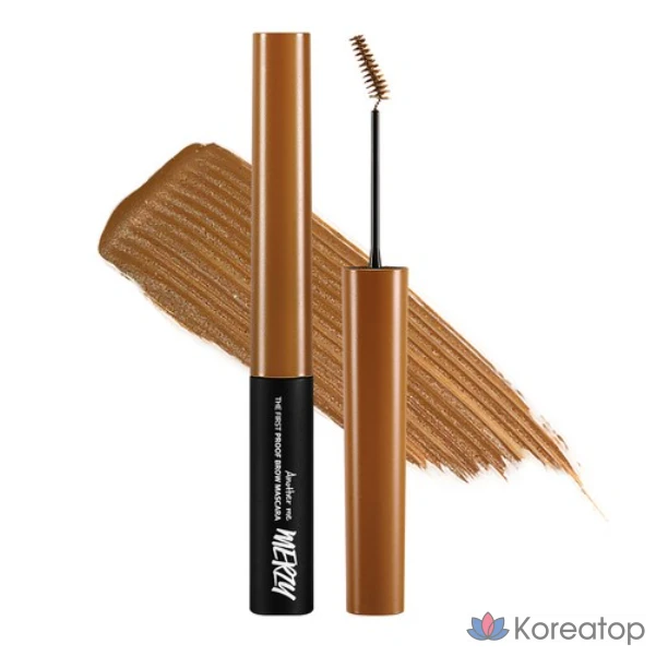 Тушь для бровей MERZY the First Proof 3,5 г, оттенок 3 «Карамель», 1 шт.