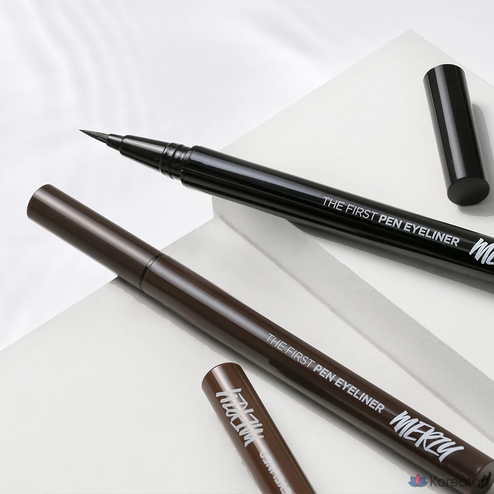 Подводка для глаз MERZY the First Pen Eyeliner 0.5g, оттенок Coffee Burn, 1 шт., фото 4
