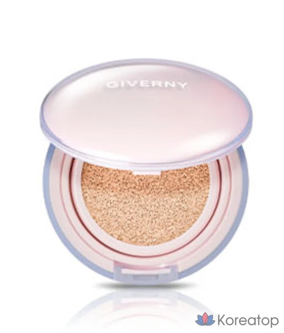 Тональный крем Giverny Dewy Glassy Cushion Foundation (основной продукт + сменный блок), 13 г, цвет 17C Porcelain, 1 шт., фото 3