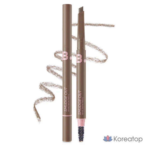 Карандаш для бровей Vanillaco By By Vanilla Smudge Out Detail Brow Pencil, 0.3g, 1 шт., цвет 03 Taupe Brown
