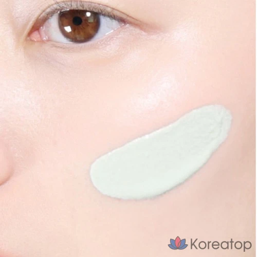 База под макияж The Face Shop Air Cotton Makeup Base, оттенок Mint, 35 г, 1 шт.