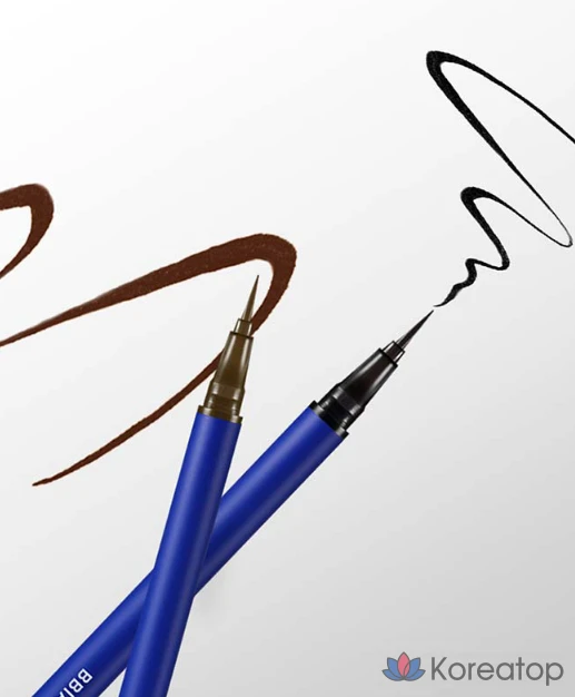 Подводка для глаз BBIA Never Die Brush Eyeliner, 0,4 г, матовый коричневый оттенок 02, 1 шт., фото 4