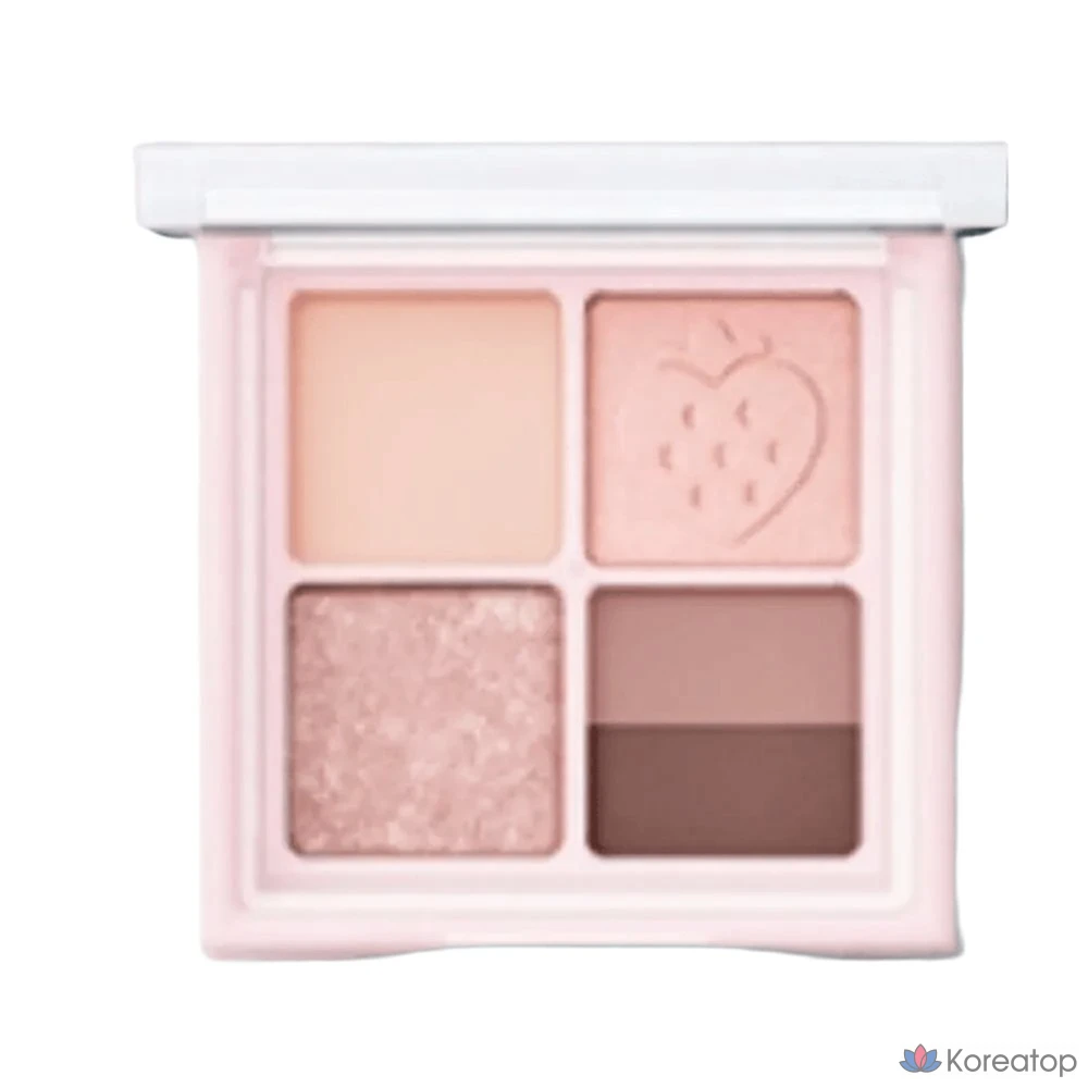 Палитра теней Peripera Ink Pocket Shadow Palette Mute Strawberry № 8, 1 шт.