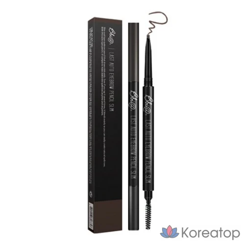 Карандаш для бровей BBIA Last Auto Eyebrow Pencil Slim, S2, темно-коричневый, 1 шт.