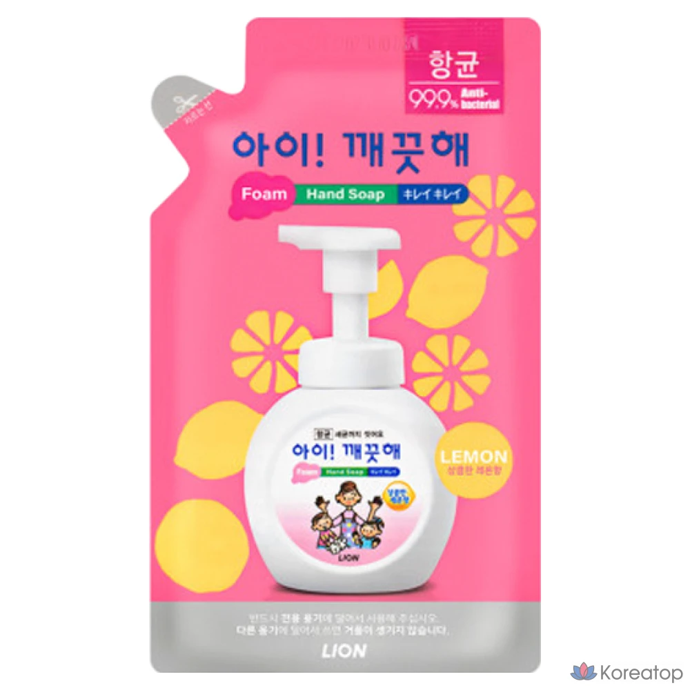 Сменный блок жидкого мыла для рук Lion с ароматом лимона, 200 мл, 1 шт.