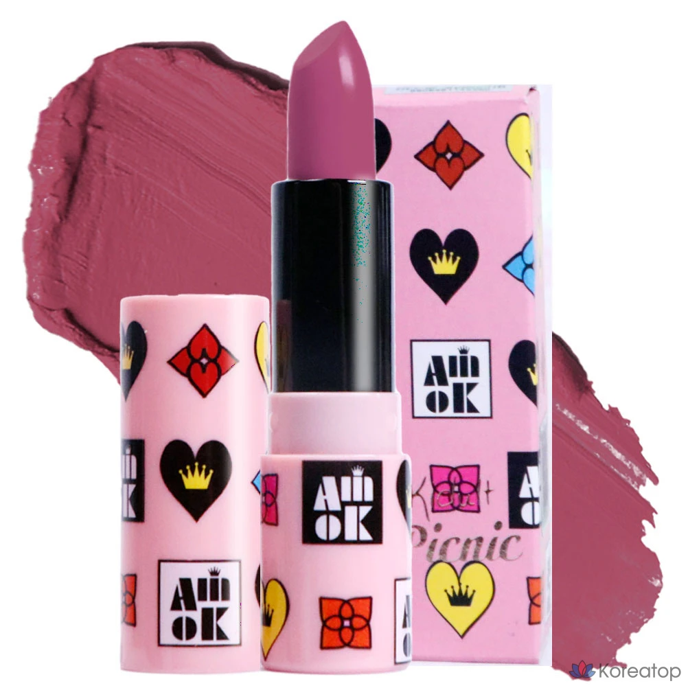 Губная помада YNM Kitult Picnic, S530 Plummauve, 4 г, 1 шт.