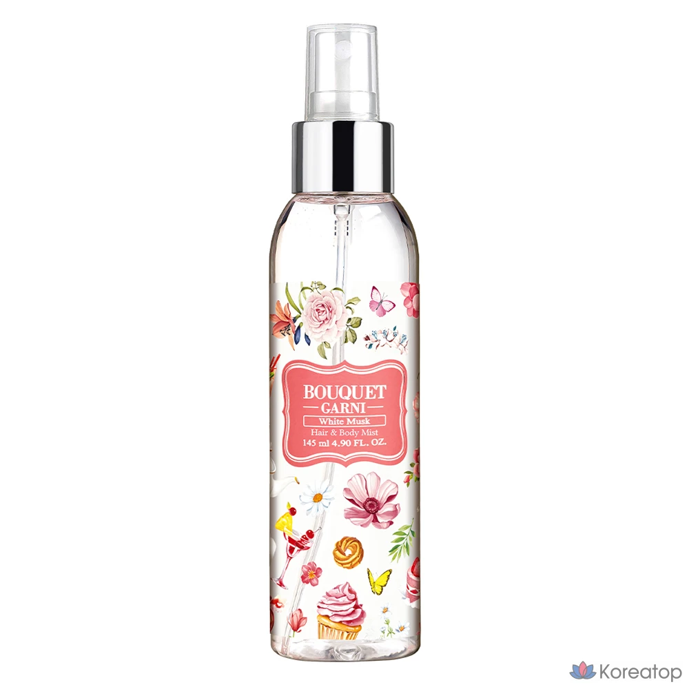 Ароматизированный спрей для волос и тела Bouquet Garni «Белый мускус», 145 мл, 1 шт.