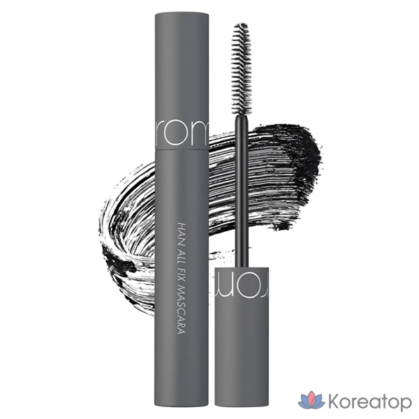Тушь для ресниц ROM&ND Hanol Fix, 7 г, V01, черный, 1 шт.