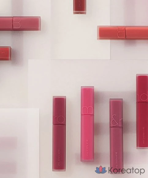 rom&nd Blur Fudge Tint, 10 Fuzzy Red, 1 шт., фото 7