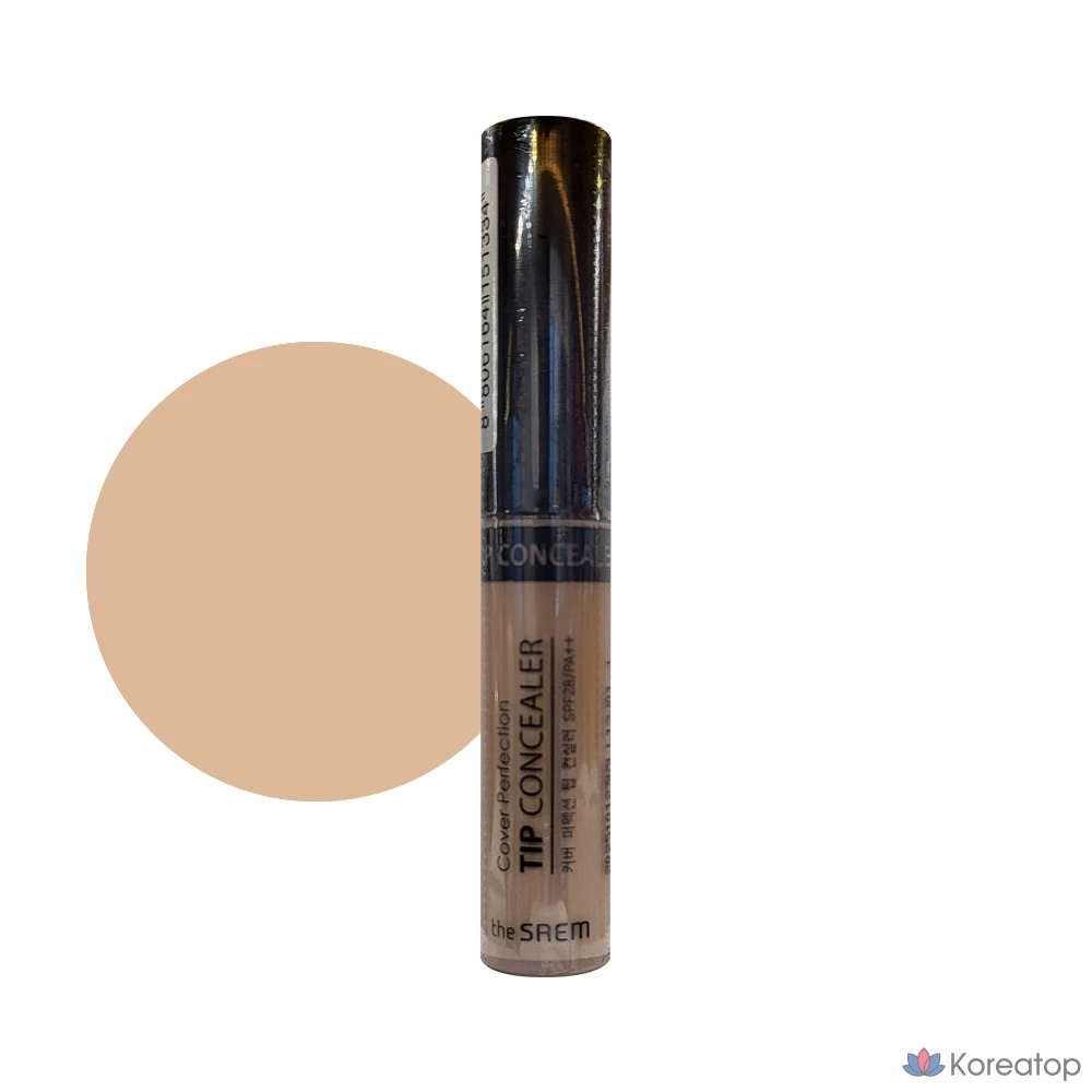Консилер The Saem Cover Perfection Tip, 1 шт., № 1.5, натуральный бежевый., фото 2