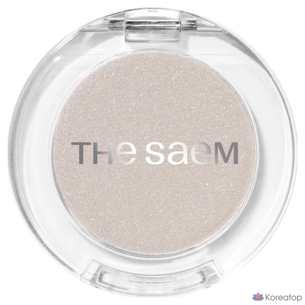 Тени для век The Saem Saemmul Single Shadow Shimmer, WH02 Ipdeokju Snow, 1 шт.
