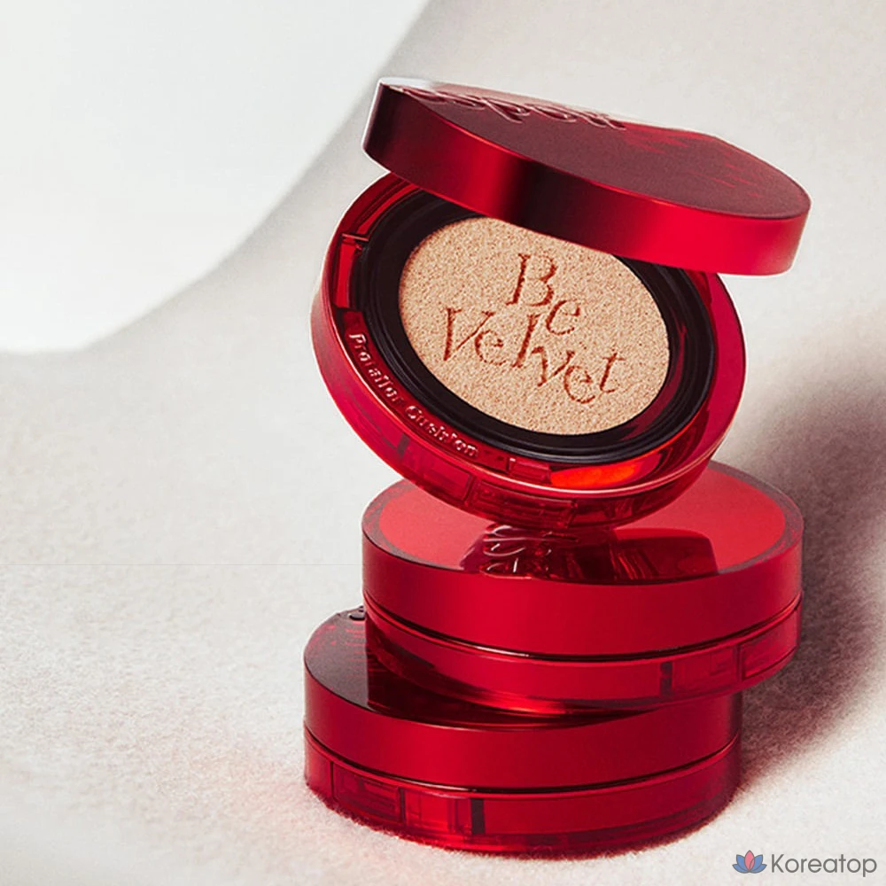 Тональный крем-кушон Espoir Pro Tailor Be Velvet Cover Cushion Foundation New Class, 13 г, № 20, ванильный, 1 шт.