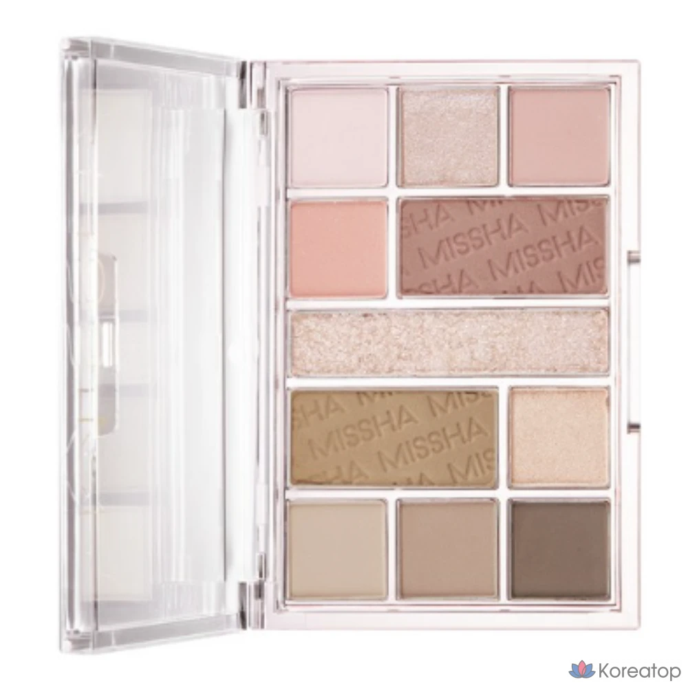 Палетка теней Missha Mood Moment, № 1 Rosy Rooftop (Autumn Warm Mute), 1 шт.
