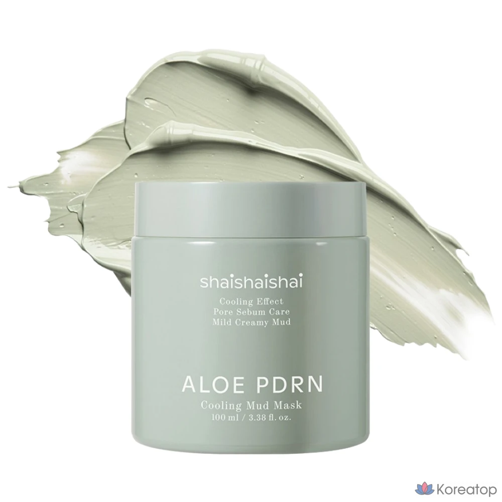 Охлаждающая грязевая маска с алоэ вера и PDRN, 100 мл, 1 шт.