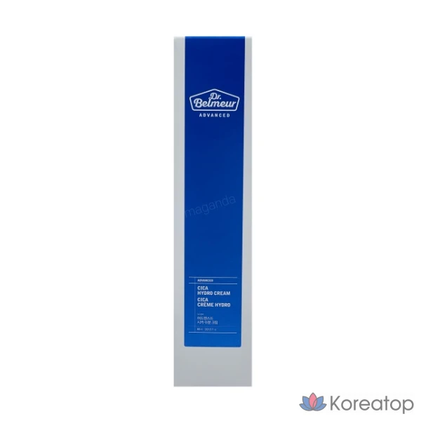 Увлажняющий крем The Face Shop Dr. Belmer Advanced Cica, 60 мл, для чувствительной кожи.