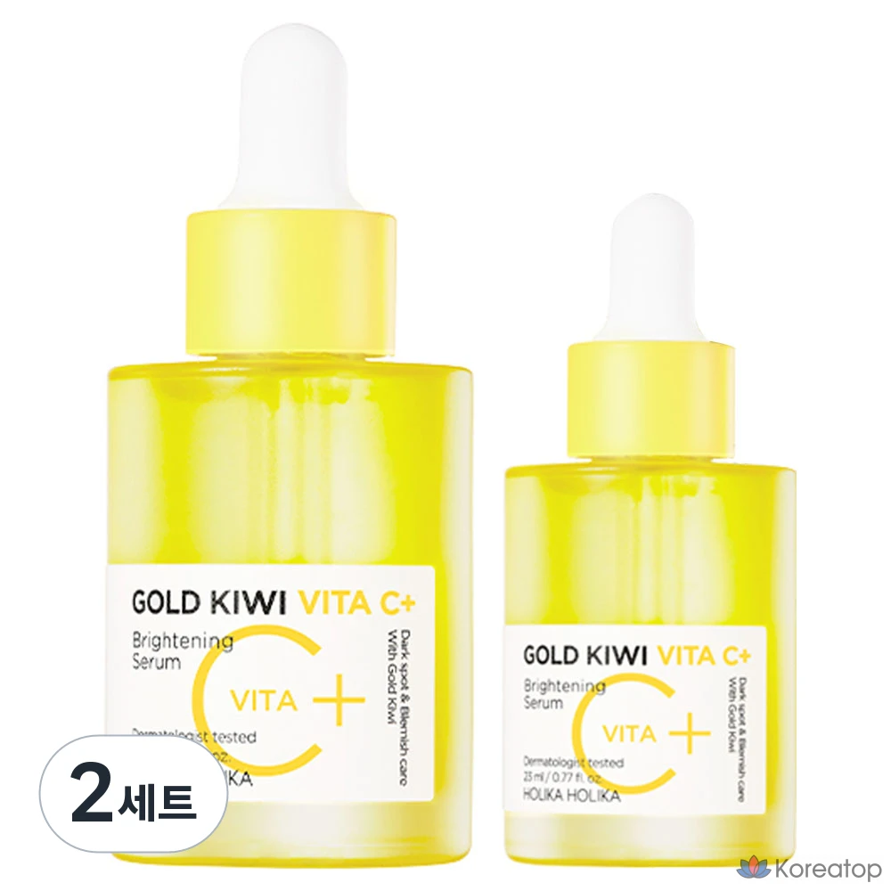 Holika Holika Gold Kiwi Vita C Plus Brightening Serum, 3 предмета, 2 комплекта