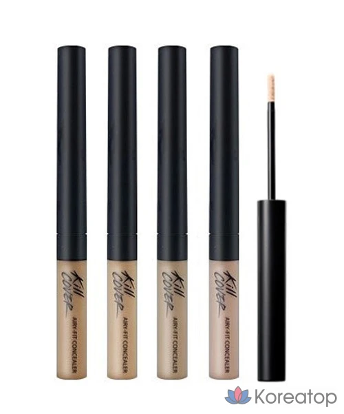 Консилер Clio Kill Cover Airy Fit, 3 г, оттенок 3,5 Vanilla, 1 шт., фото 5