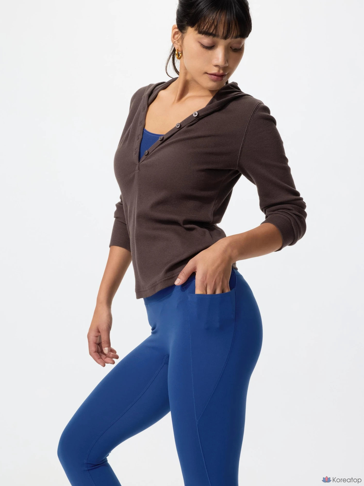 Леггинсы Uniqlo Ultra Stretch Active Leggings, длина штанины 60.5-61 см