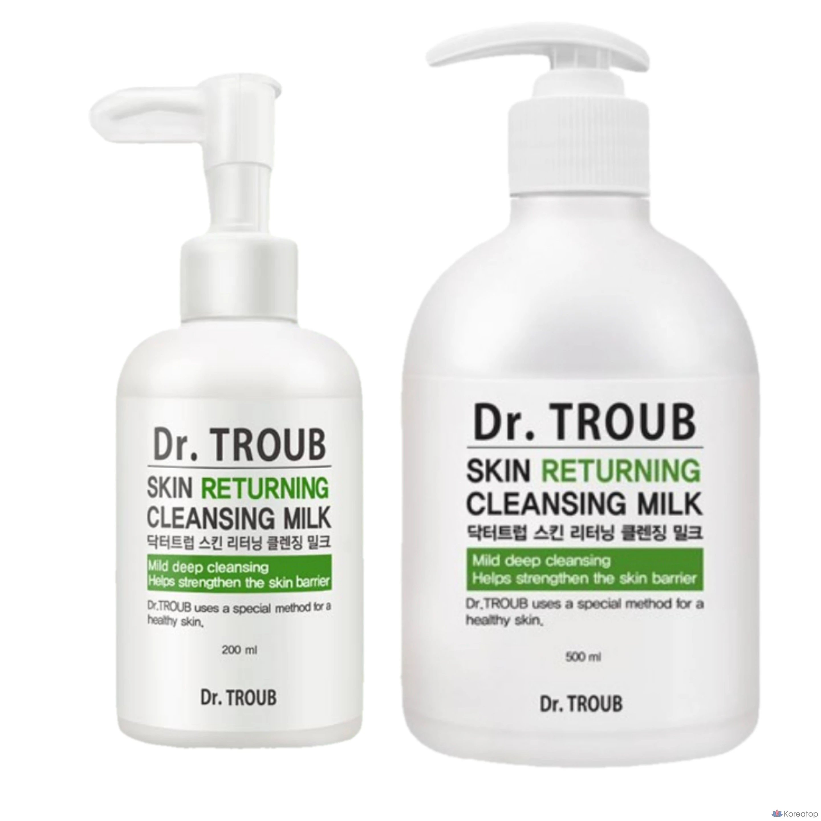Очищающее молочко для кожи Sidmool Dr. Troop Skin Returning, 500 мл, 1 шт., фото 2