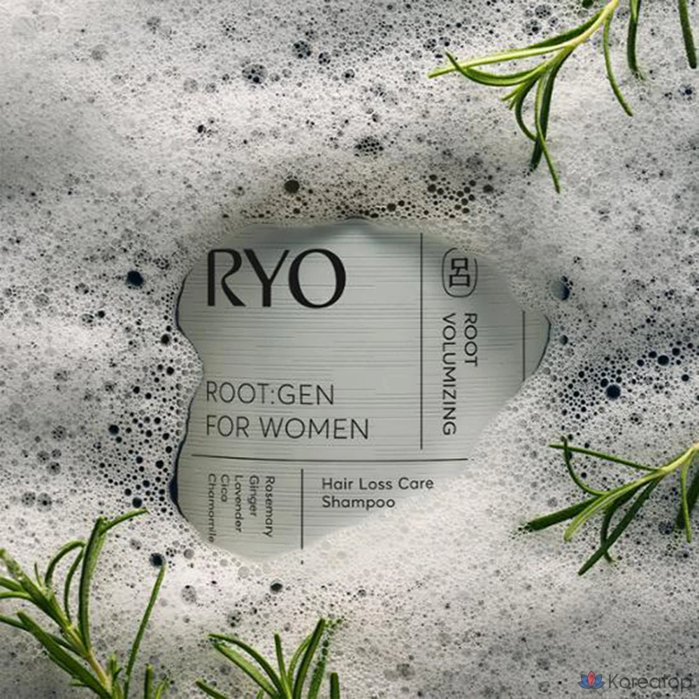 Шампунь Ryo Rootzen для лечения выпадения волос у женщин, 353 мл, 1 шт., фото 7