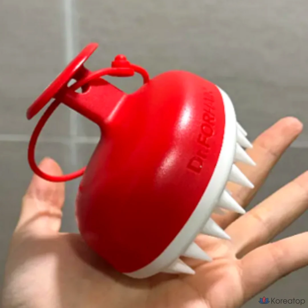 [Dr. For Hair] Расческа-скраб для кожи головы (массаж/очистка кожи головы), против спутывания, 1 шт.