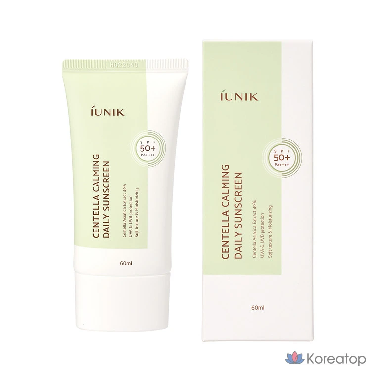 Солнцезащитный крем 9wishes Iunik Centella Calming Daily Sunscreen, 60 мл, 1 шт.