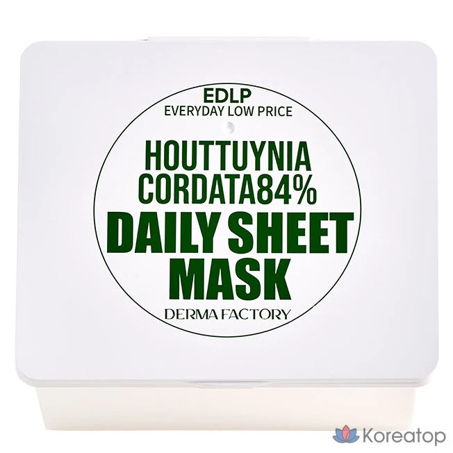 Тканевая маска для лица Derma Factory EDLP 84% Asungcho Daily Sheet Mask, 1 шт.