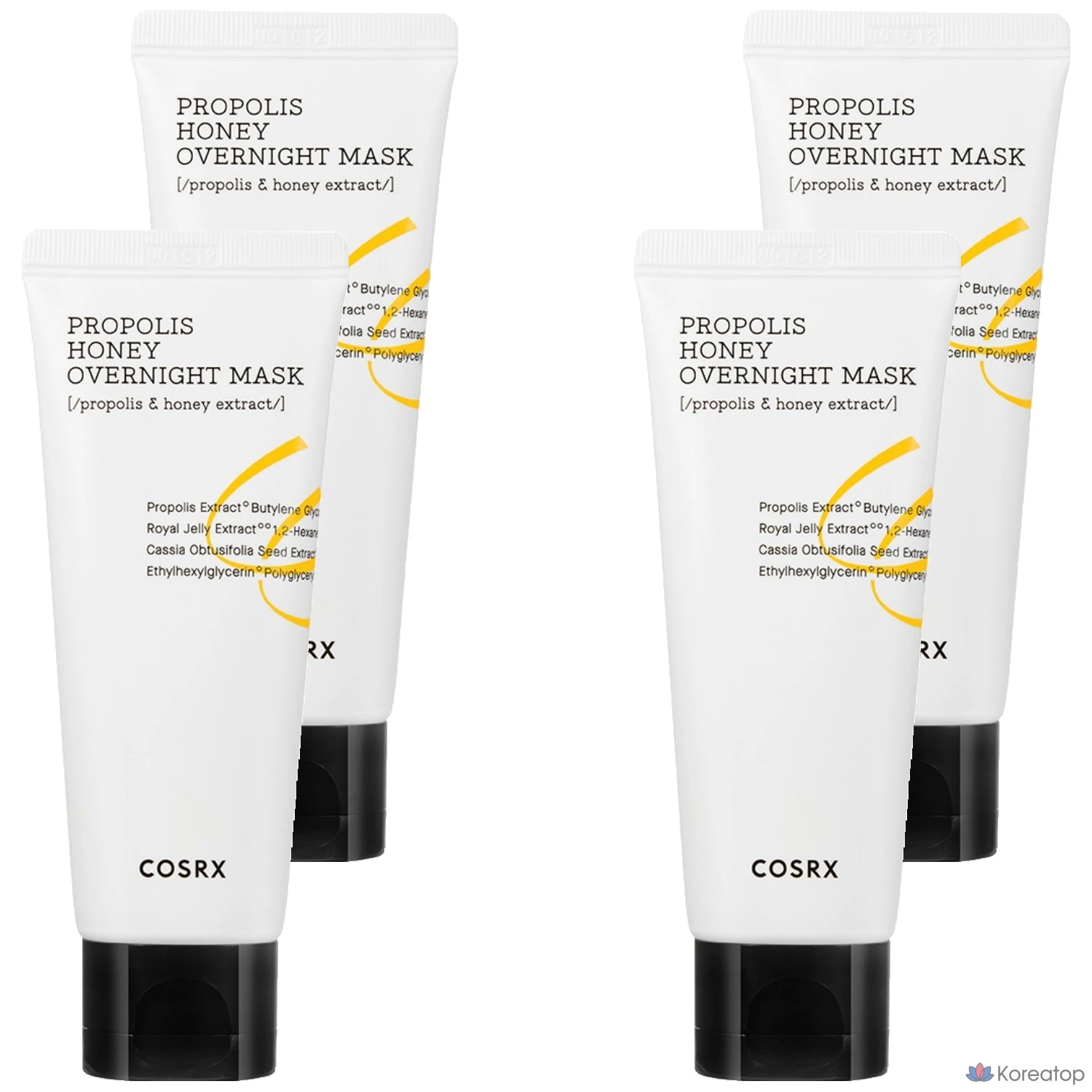 Ночная маска COSRX Full Fit с прополисом и медом, 60 мл, 4 шт.