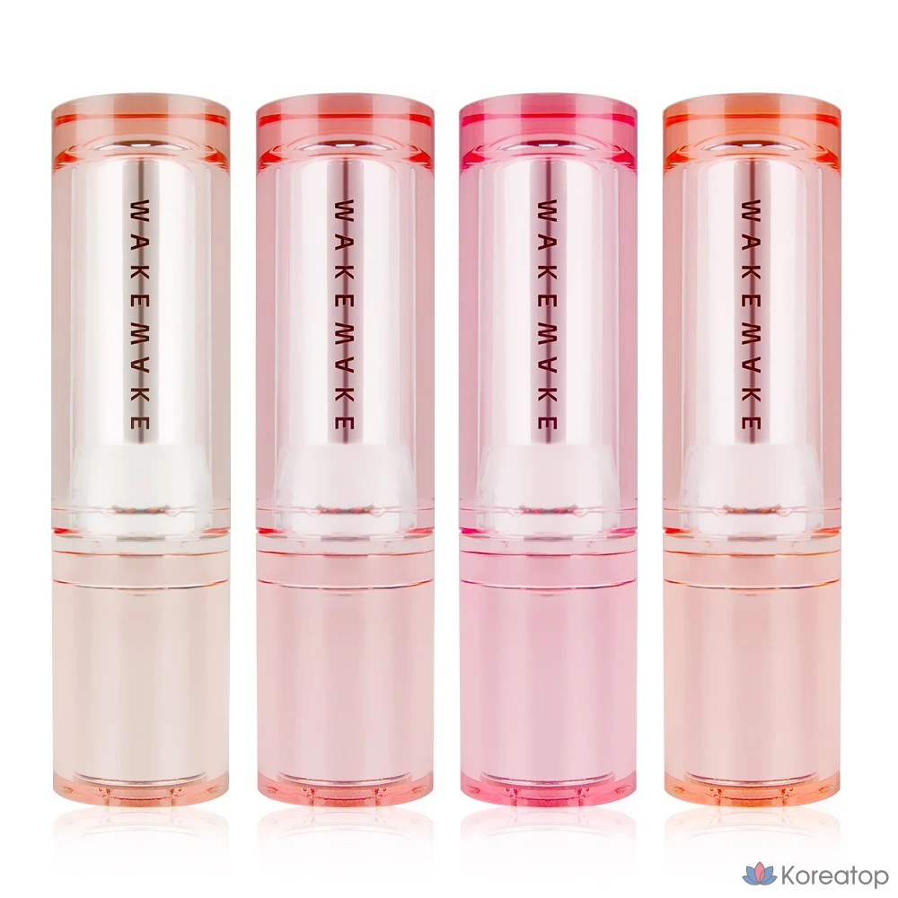 Увлажняющий бальзам для губ WAKEMAKE Vitamin Moisture Tok Tint Lip Balm, № 2, сияющий красный, 3,4 г, 1 шт.