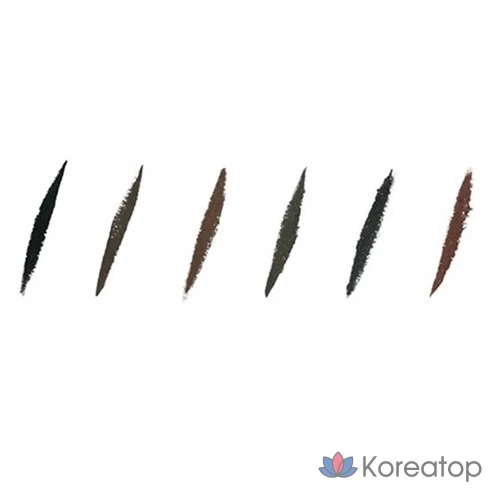Подводка для глаз коричневая стойкая гелевая с кисточкой  Tony Moly, № 2, коричневая