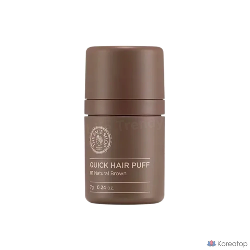 Пудра для волос The Face Shop Quick Hair Puff, оттенок 01 Natural Brown, 1 шт.