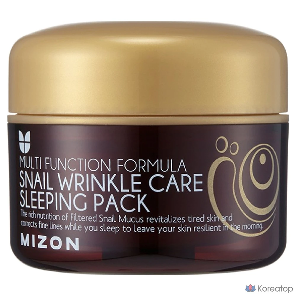 Ночная маска для лица Mizon Snail Wrinkle Care, 80 г, 1 упаковка