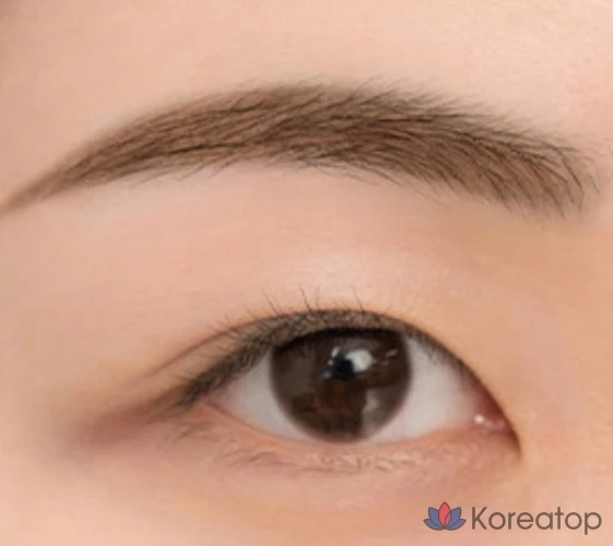 Автоматический карандаш для бровей ROM&ND Hanol Flat Eyebrow Auto Pencil, 0.17g, W1 Gentle Brown, 1 шт.