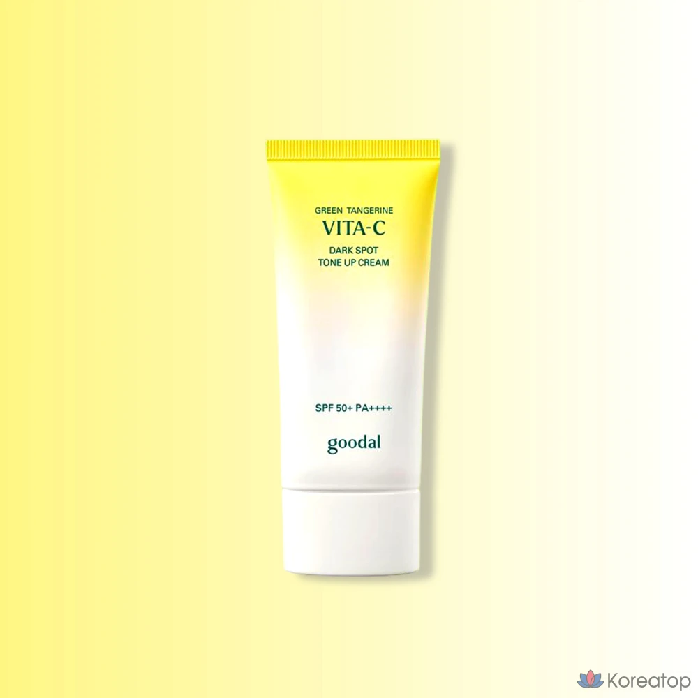Крем для выравнивания тона кожи Goodal Green Tangerine Vita C Blemish Tone-Up Cream SPF50+ PA++++, белый, 50 мл, 1 шт.