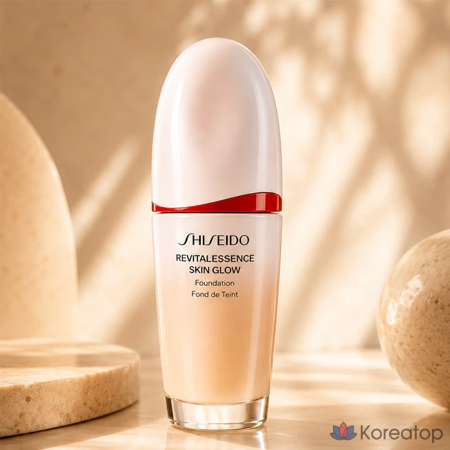 Тональный крем Shiseido Revitalessence Skin Glow Foundation, оттенок 120 Ivory, 30 мл, 1 шт.