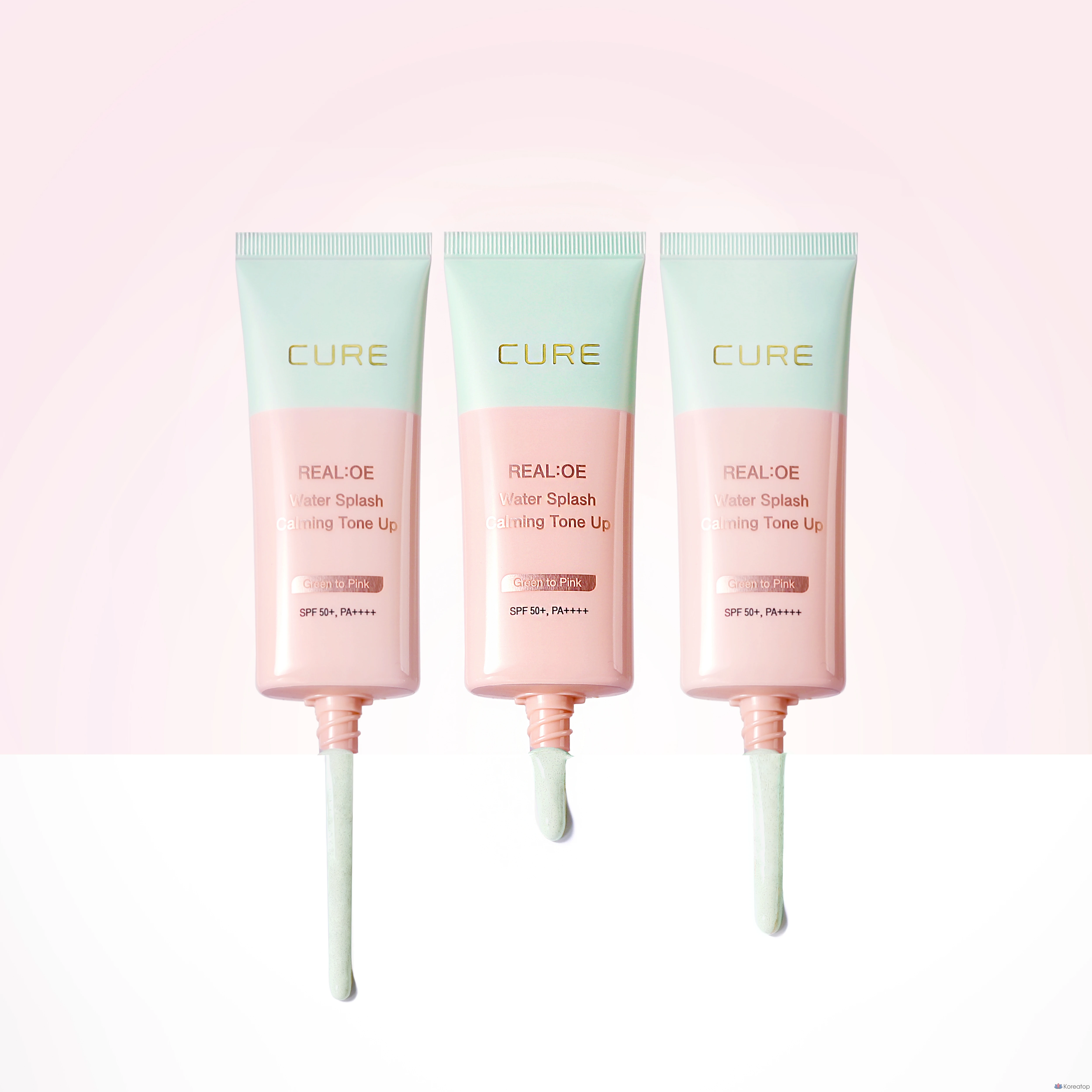 Солнцезащитный крем KIM JEONG MOON Aloe Lasence Loe Cure Realoe Water Splash Calming Tone-Up Sunscreen SPF50+ PA++++, 40 г, 1 шт.