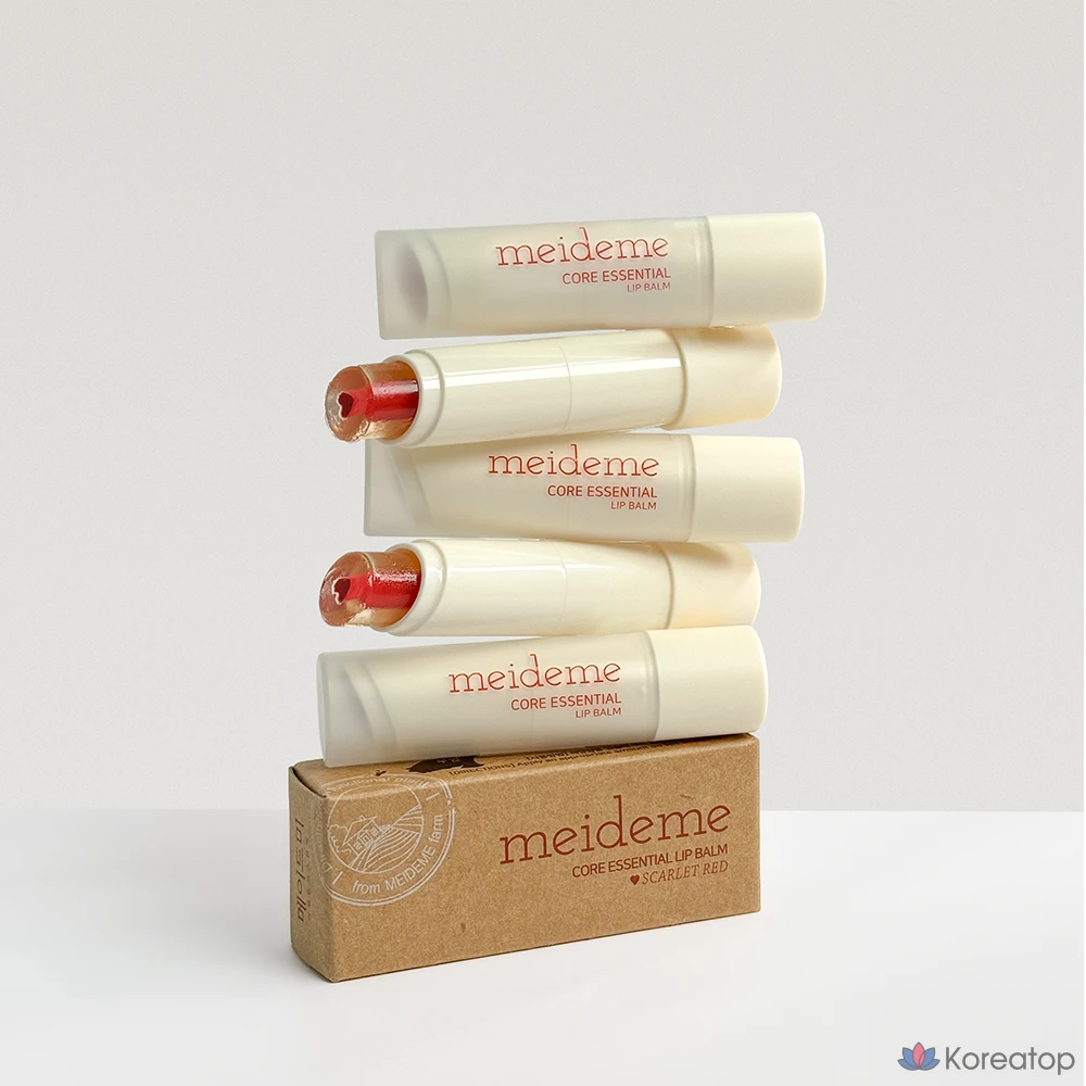 Бальзам для губ MEIDEME Core Essential, алый, 4 г, 1 шт., фото 2