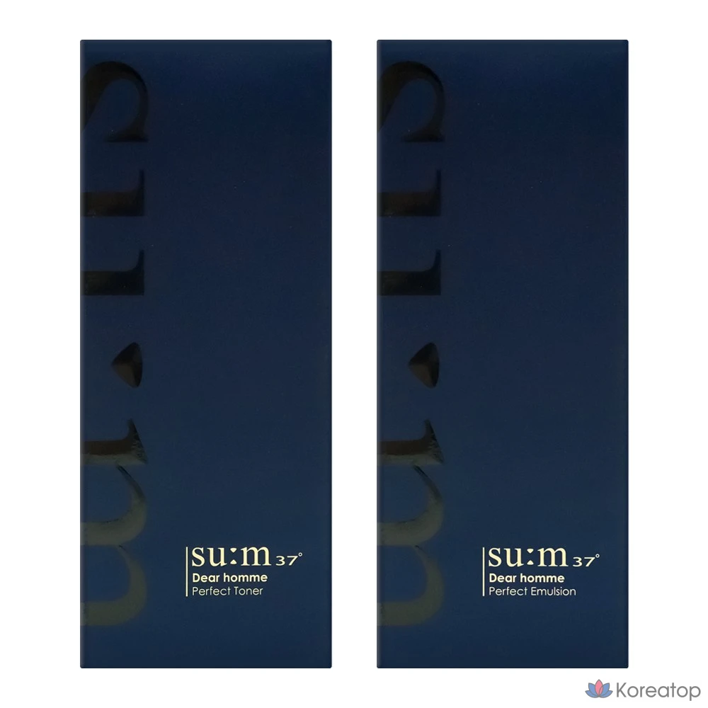 Набор 37 Degrees Dear Homme Perfect Toner 130 мл + эмульсия 110 мл, 1 комплект