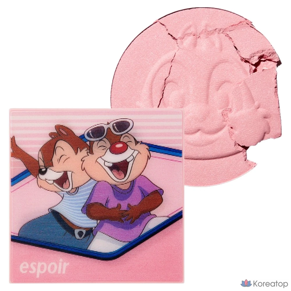 Румяна Espoir Disney Edition Blurry Cheek, 4,7 г, № 1, розовый оттенок Pulse, 1 шт.