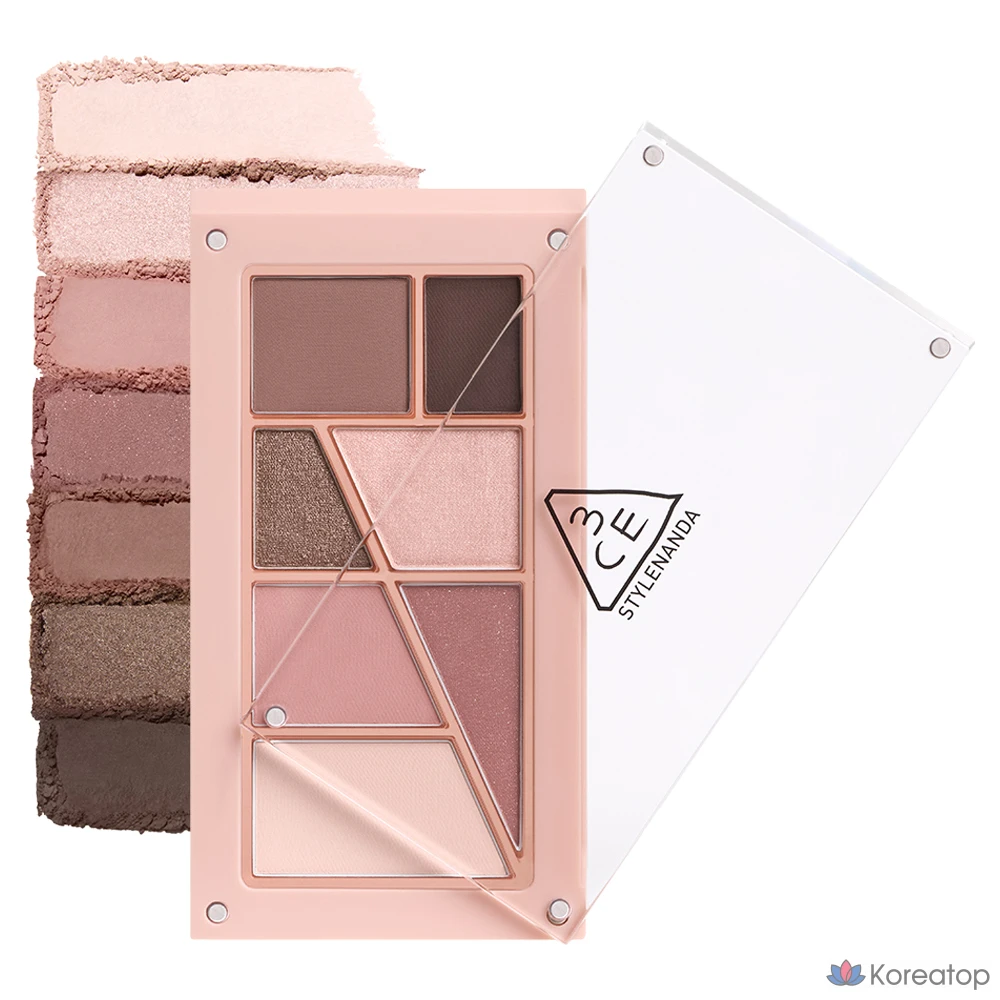 Палетка теней для век 3CE Layer It All, 7,5 г, цвет ROSYHIP, 1 шт.