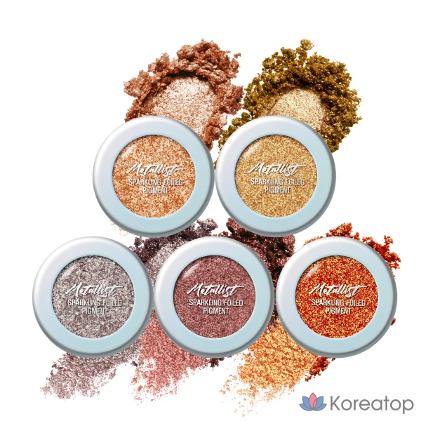 Touch in Sol Metallist Sparkling Foiled Pigment, 6 Persian Roses, 1 шт.