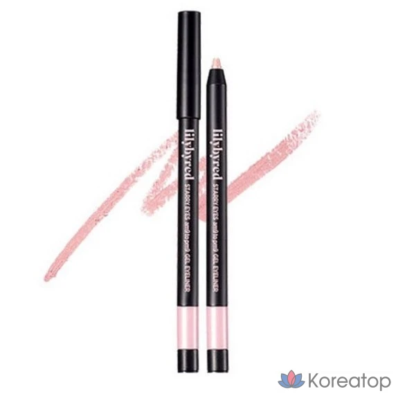 Подводка для глаз Lilybyred Stari Eyes 9 to 9 Gel Eyeliner, оттенок 17 SHEER PINK, 0.5 г, 1 шт.