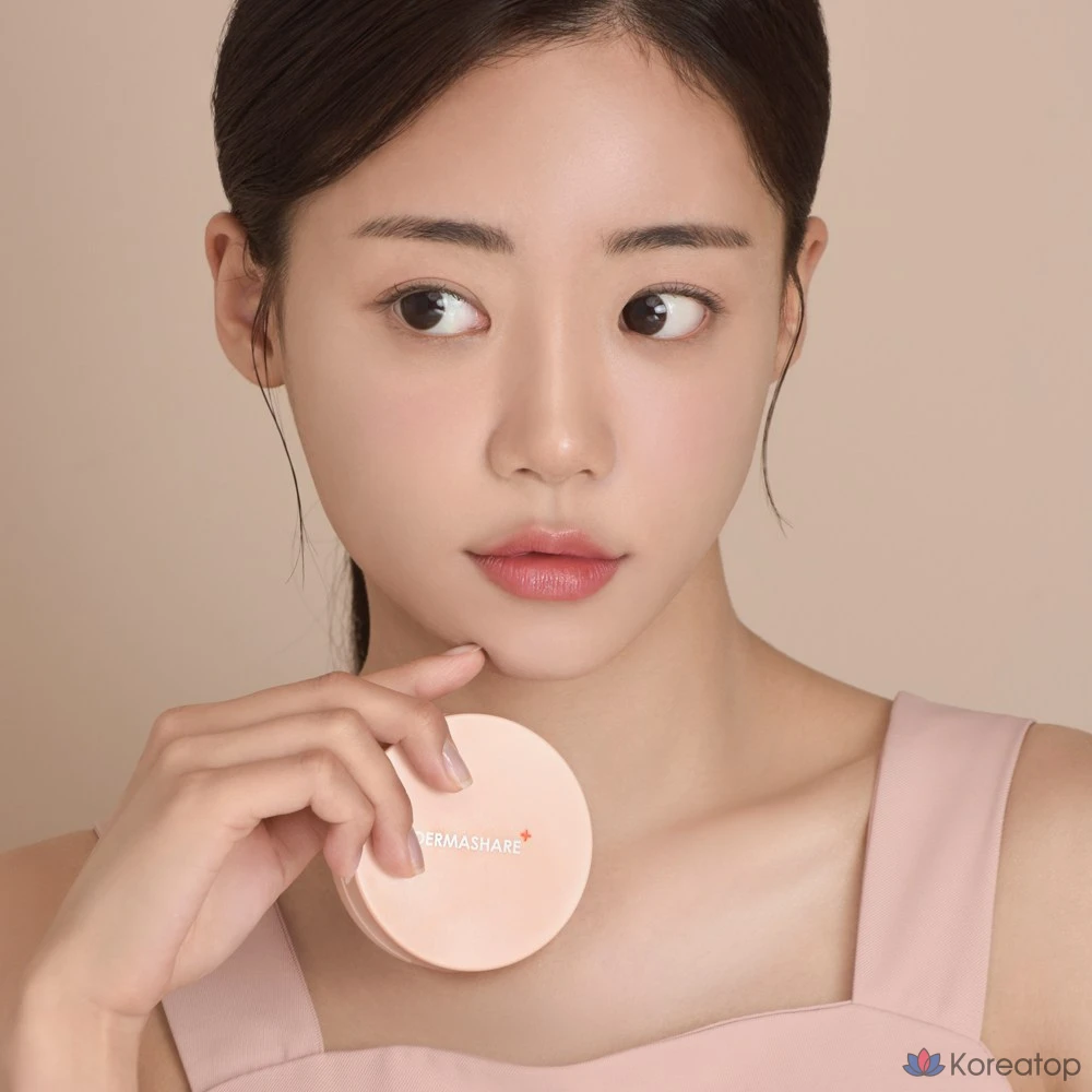 Dermashare Propolis 25% Longwear Serum Cover Moisturizing Soothing Radiance Water Glow Cushion Pact Foundation Refill 15g, 1ea, No. 23 Natural Refill