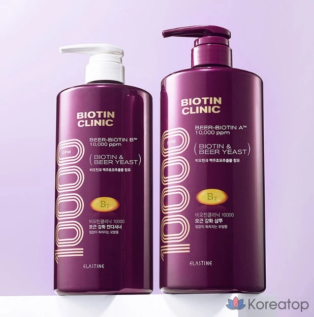 Шампунь Elastine Biotin Clinic с пивными дрожжами, 1 л, 1 шт.