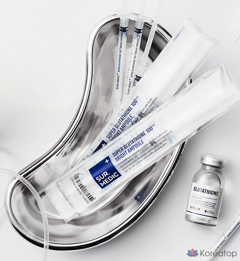 Ампула SUR.MEDIC+ Super Glutathione 100™ для осветления кожи, 10 мл, 1 шт.